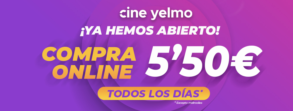 Cine Yelmo ya abrió sus puertas para que vengas los días Las Arenas - Disfrutarlo es nuestro
