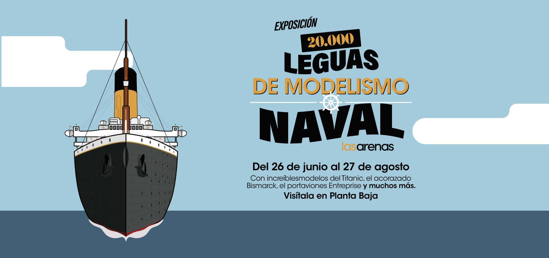 Exposición | 20.000 Leguas de Modelismo Naval - Arenas - Disfrutarlo es muy