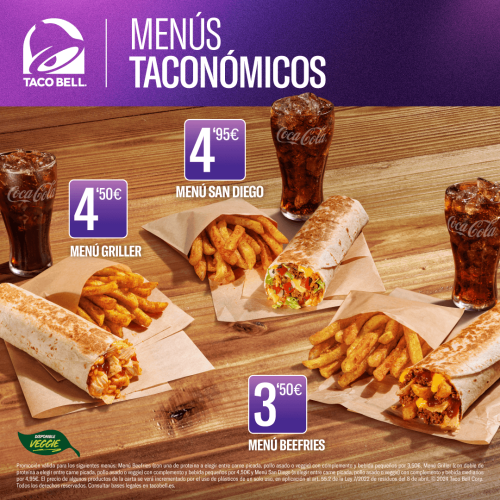 Menús Taconómicos de Taco Bell