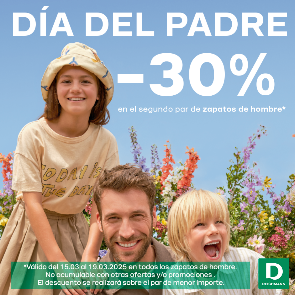 30% dto en Deichmann por el Día del Padre